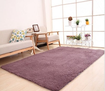 Velura Soft Plush White Area Rug