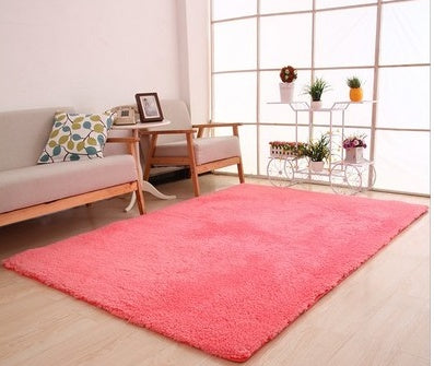 Velura Soft Plush White Area Rug