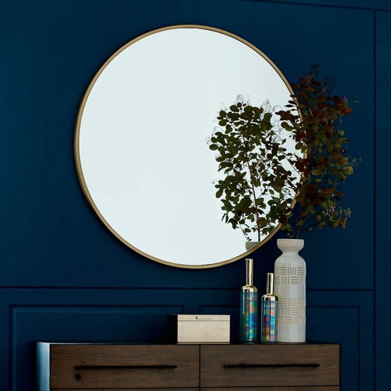 Nordic Round Metal Vanity Mirror