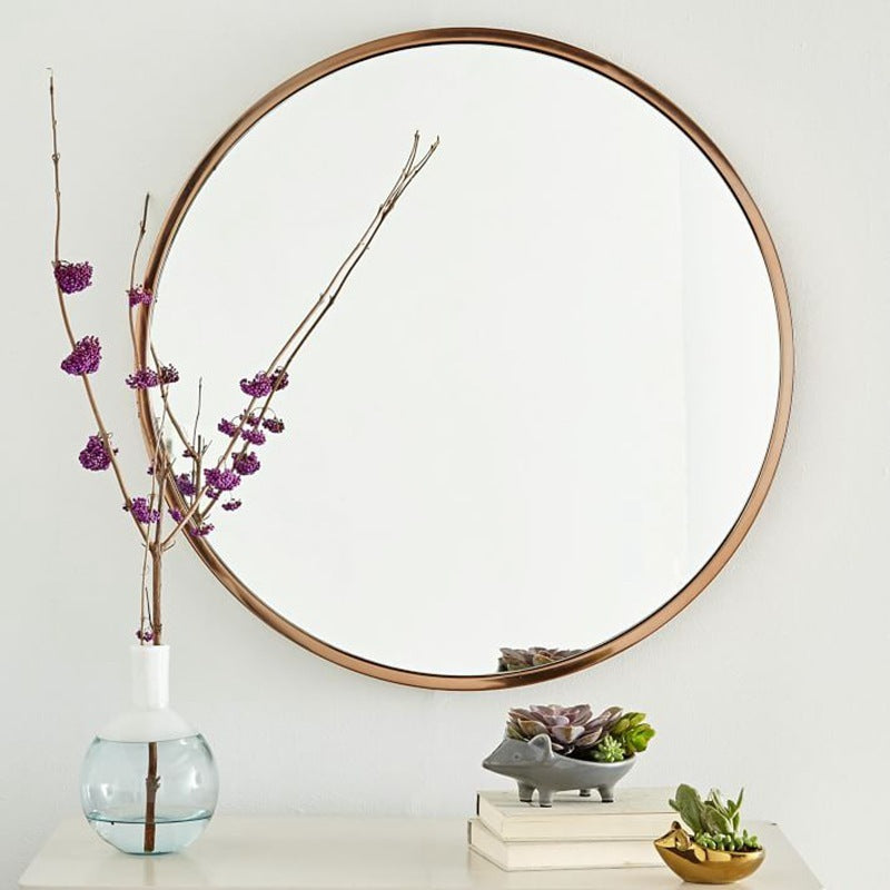Nordic Round Metal Vanity Mirror