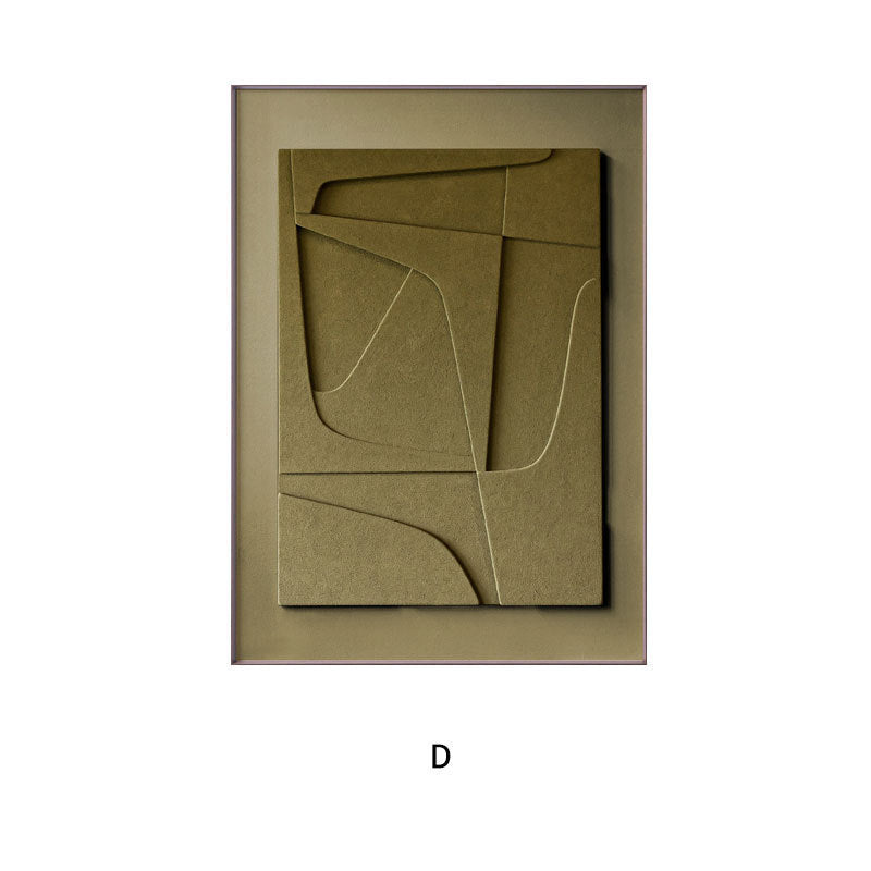 Echoes of Silence Abstract Geometric Canvas Art