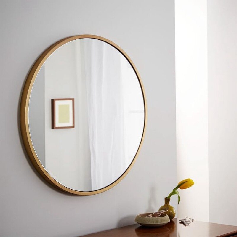 Nordic Round Metal Vanity Mirror