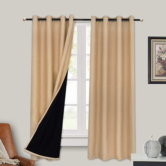NoirShade Luxe Blackout Curtain Panel