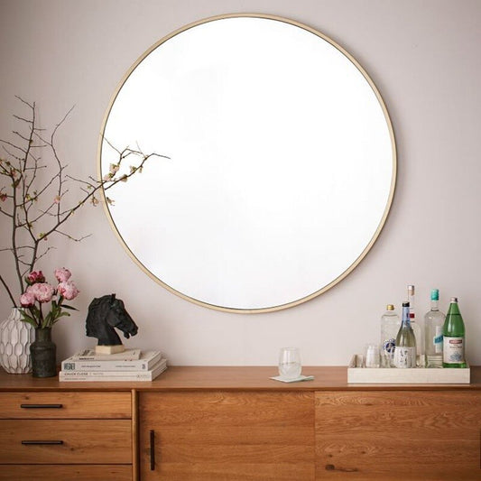 Nordic Round Metal Vanity Mirror