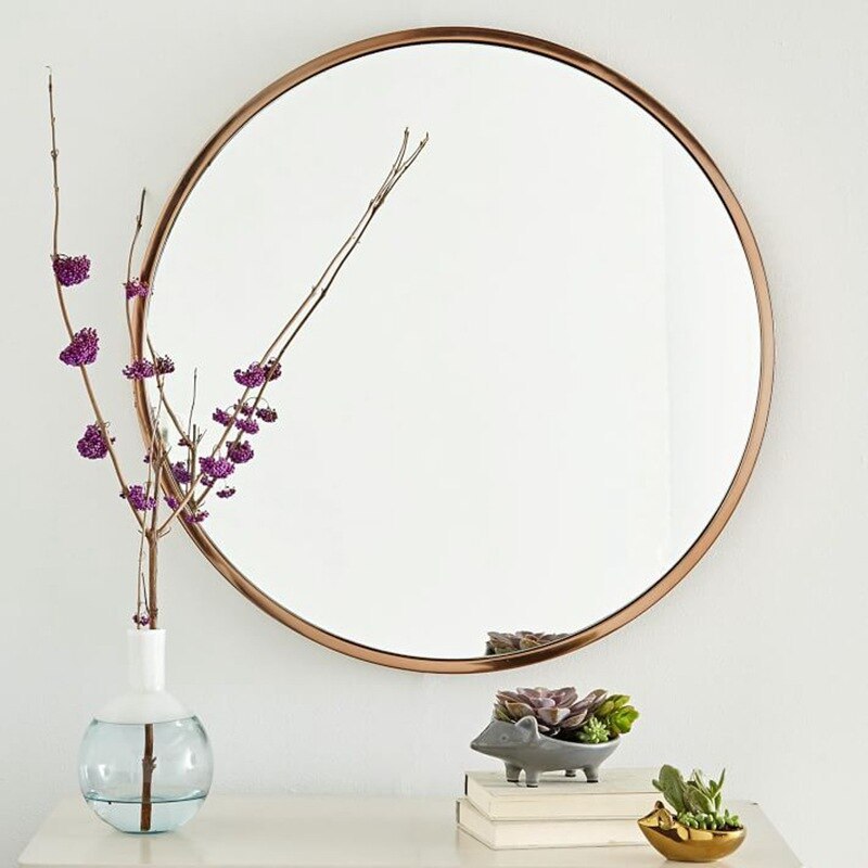 Nordic Round Metal Vanity Mirror
