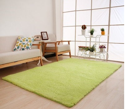 Velura Soft Plush White Area Rug