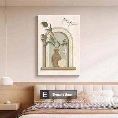 Elaré Cream Abstract Character Wall Art