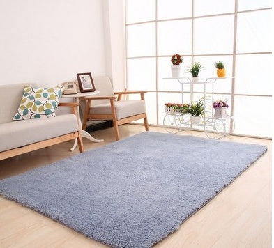Velura Soft Plush White Area Rug