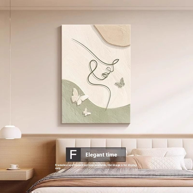 Elaré Cream Abstract Character Wall Art