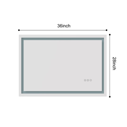 GlowView LED Bathroom Mirror